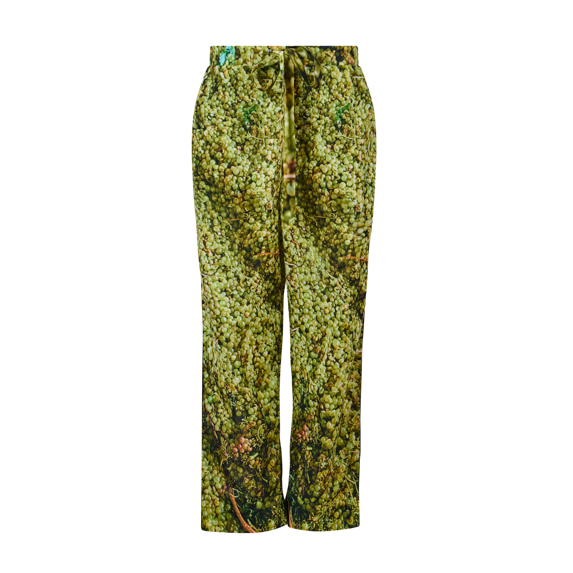 Green Grape Printed Cotton Pants