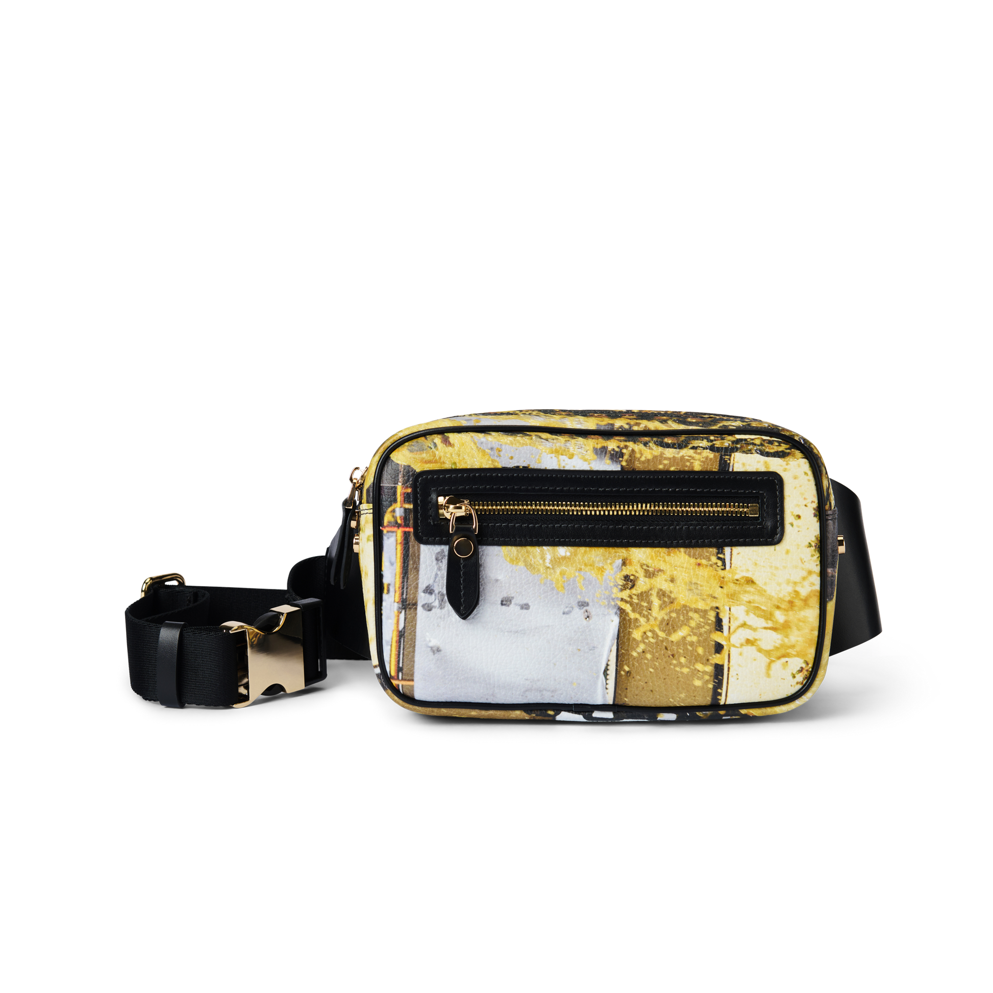 Grape Juice Spray Pebble Leather Bumbag