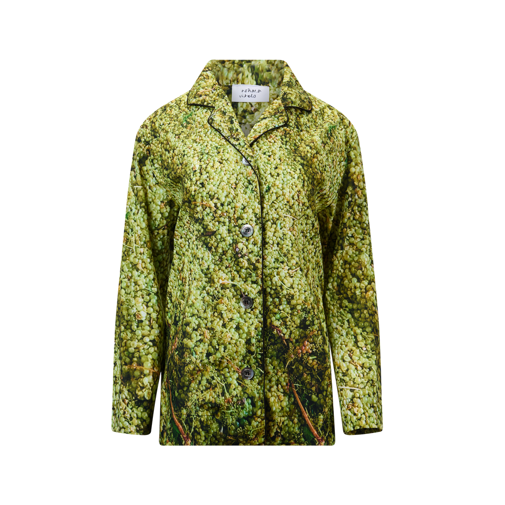 Green Grape Printed Cotton Shirt