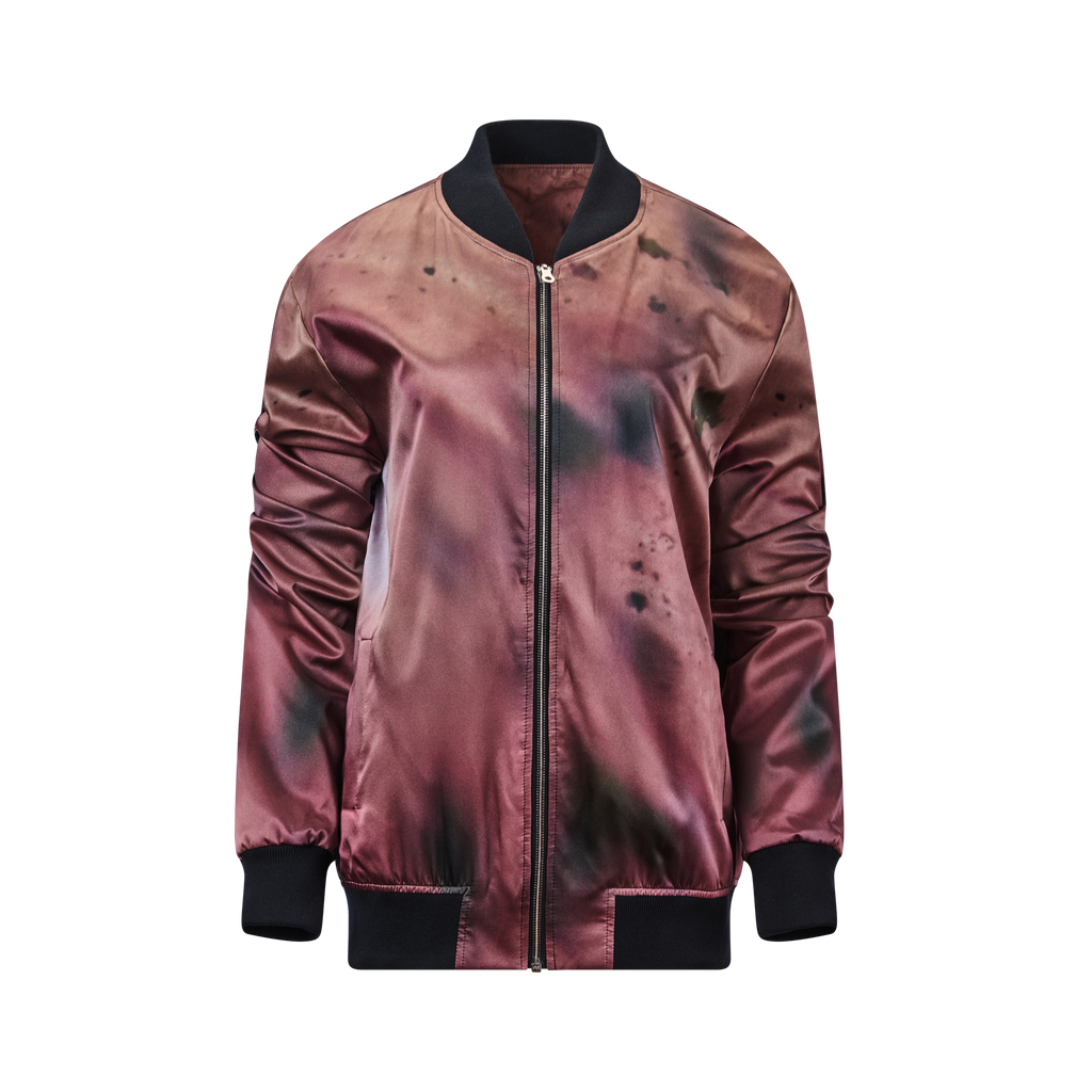 Red Juice Reversible Bomber Jacket