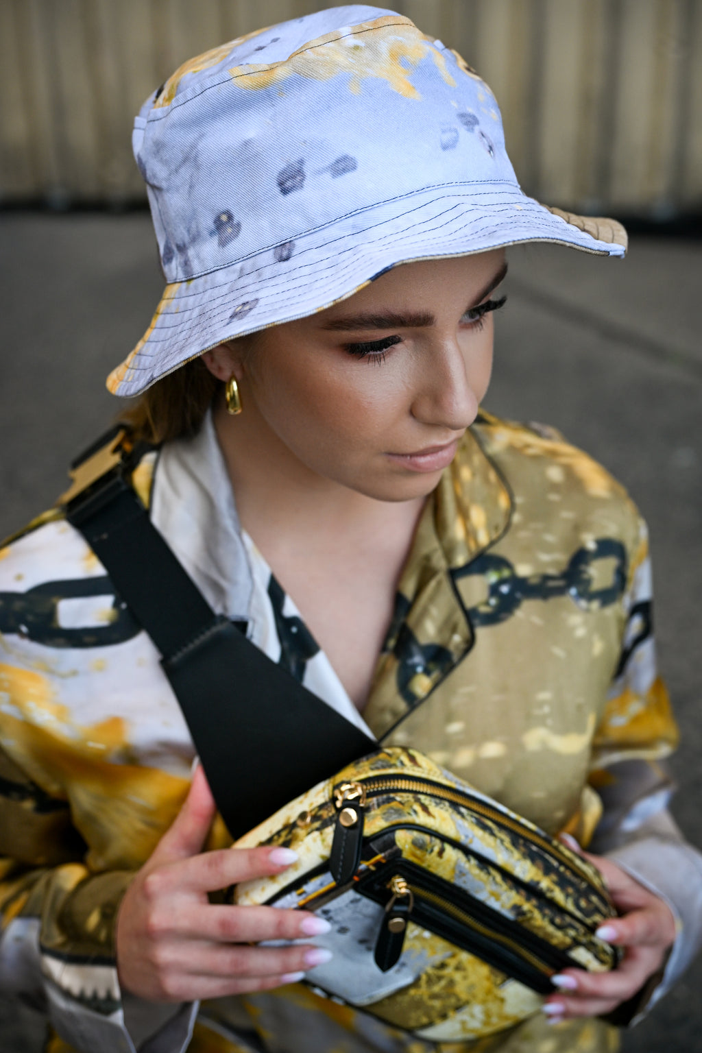 Grape Juice Spray Bucket Hat