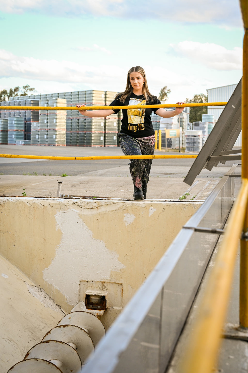 Vintage 2025 Black Tee